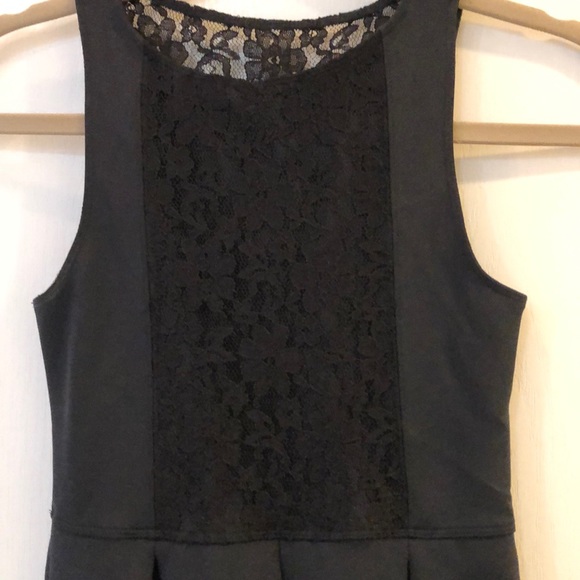 abercrombie kids Other - abercrombie girl’s dress navy with lace